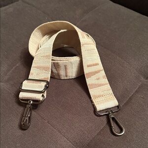Steve Madden Beige and Tan Bag Strap